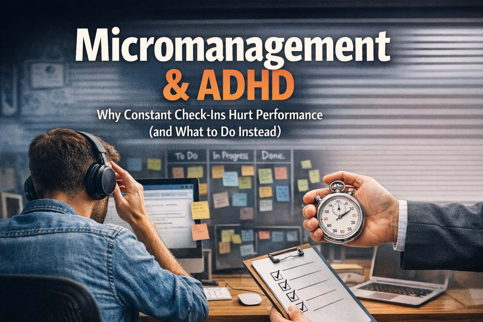 Micromanagement and ADHD - Why Constant Check-Ins Hurt Performance